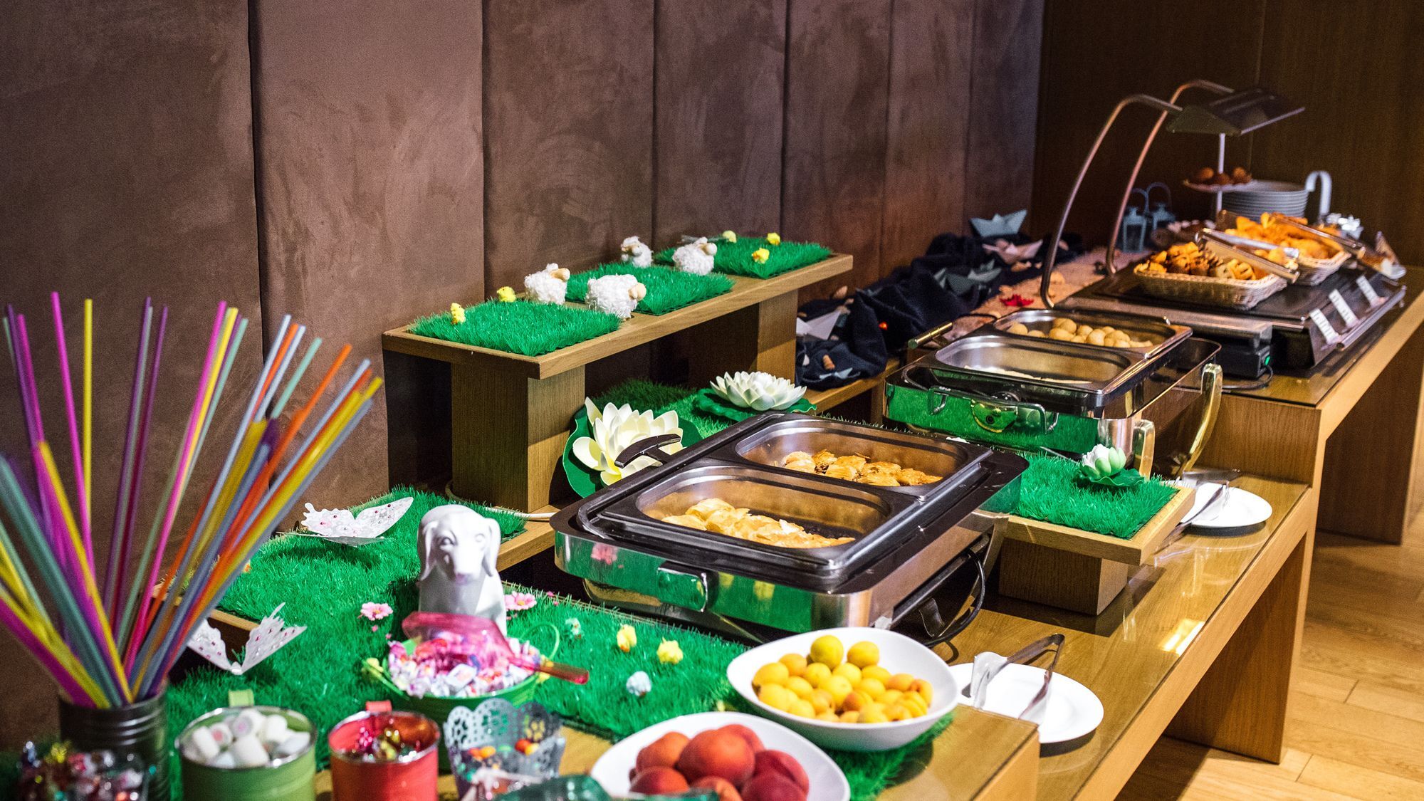 Alexander Beach Hotel & Spa Alexandroupoli Eksteriør billede A buffet at a hotel